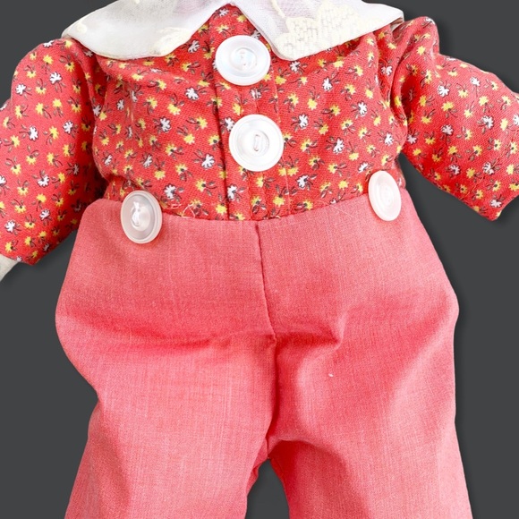 💜 Vintage Handmade Raggedy Ann Doll Homemade Kids Toy Collectors Item 22” Tall - Picture 6 of 15